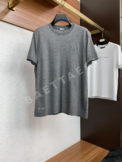 버버리 니트 크루넥 반팔 셔츠 P300