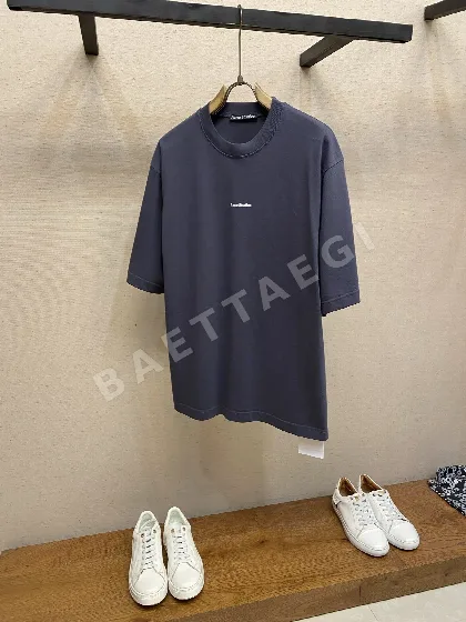 아크네스튜디오 남성 로고 프린트 반팔 티셔츠 85914
