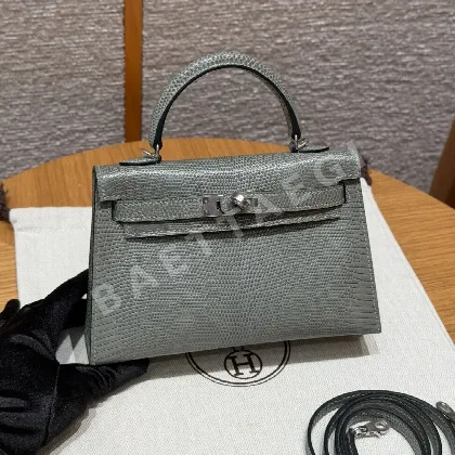 에르메스 켈리 미니 2 도마뱀 가죽 가방 144576