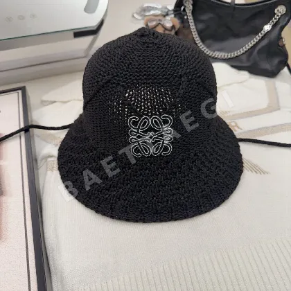 로에베 접이식 밀짚 모자 78909