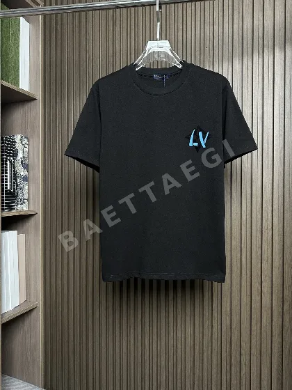 루이비통 크루넥 남성 반팔 티셔츠 48543