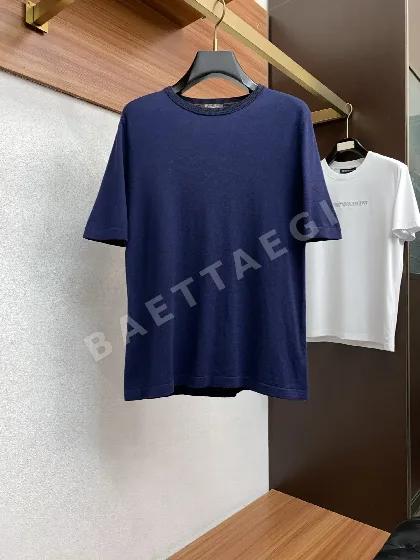 로로피아나 남성 크루넥 반팔 티셔츠 48104