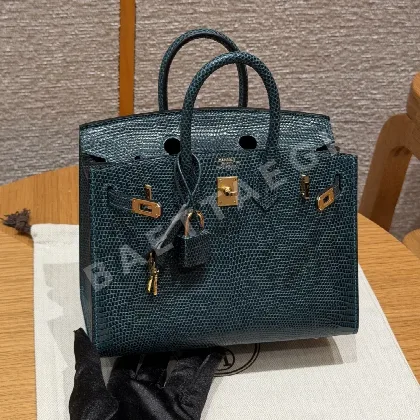 에르메스 베르 사이프레스 도마뱀 가죽 버킨 가방 192882