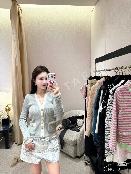 샤넬 코코 비치 데님 여성 바지