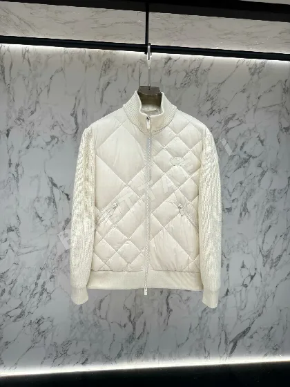 버버리 체크 스티치 나일론 울 재킷 159469