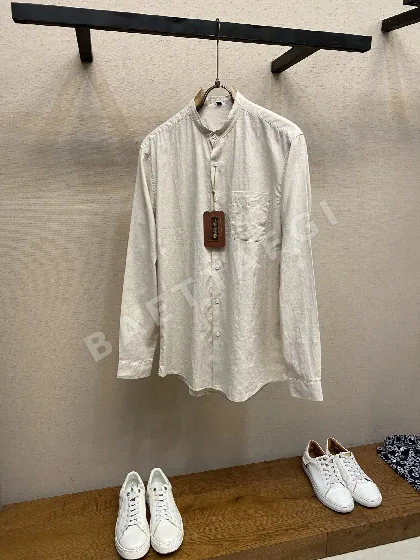 로로피아나 린넨 혼방 남성 긴팔 셔츠 96647