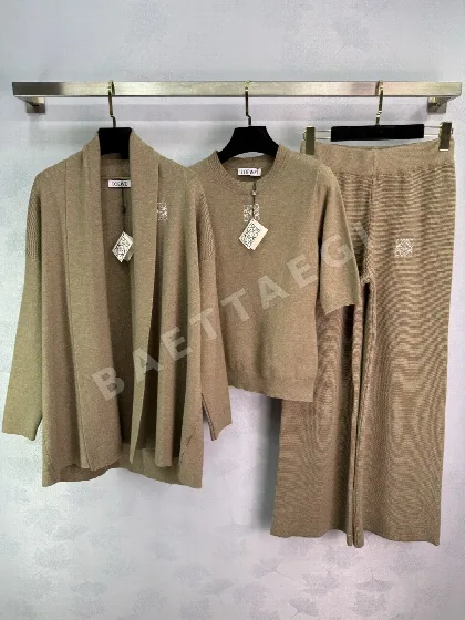 로에베 로고 자수 스트라이프 반팔 티셔츠 6027