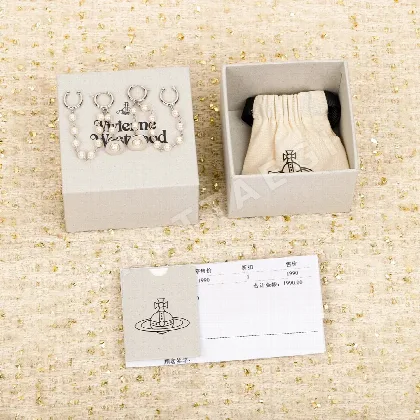 비비안웨스트우드 토성 라인스톤 귀걸이 65178