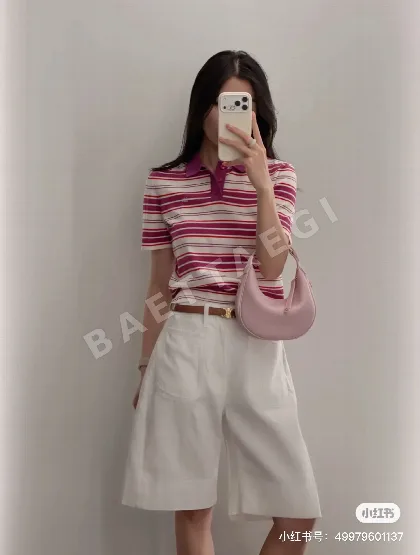 셀린느 자수 포켓 데님 반바지 114699