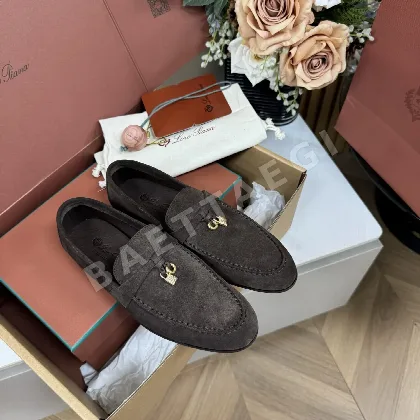 로로피아나 조안 빈티지 스웨이드 로퍼 139657