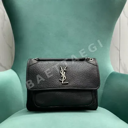 생로랑 상아 무늬 플립 가방 633178