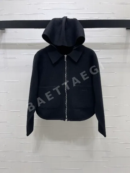 펜디 리버시블 울 라펠 숏 자켓 153657