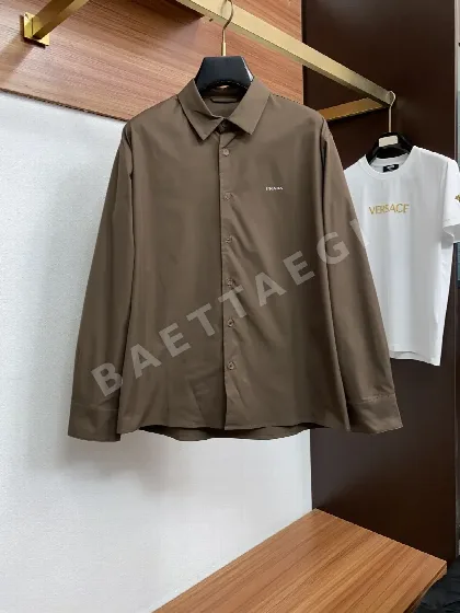 프라다 남성 캐주얼 긴팔 셔츠 156673
