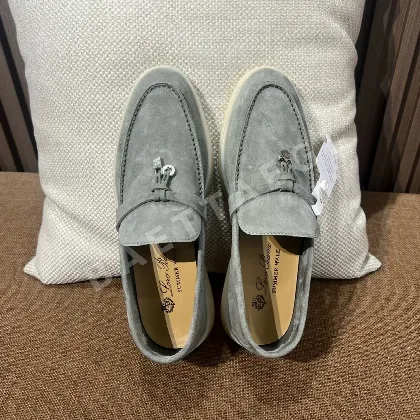 로로피아나 군용 그린 로퍼 9832