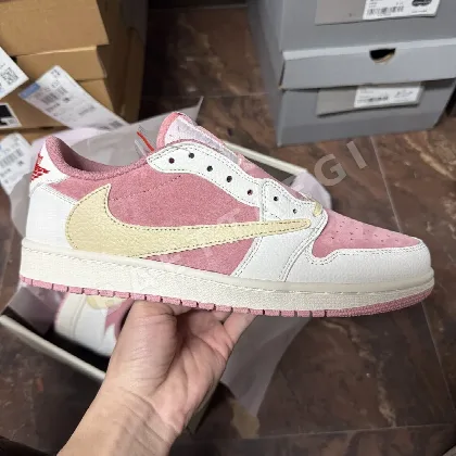 나이키 [HP] DM7866-600 200977 Nike Travis Scott X Air Jordan 1 Low Shy Pink