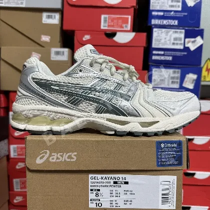 아식스 [TOP] 젤 카야노 14 1201A019-200 200254 Asics Gel-Kayano 14 Birch Dark Pewter