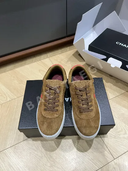 샤넬 램스킨 스웨이드 트레이닝 슈즈 129590