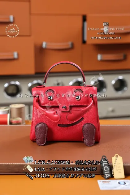 에르메스 산레드 가죽 가방 123343