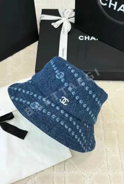 샤넬 데님 버킷 햇 82899