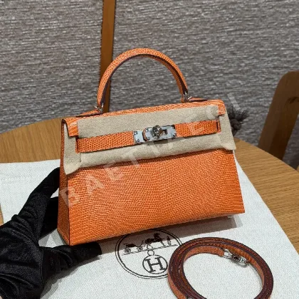 에르메스 켈리 미니 2 도마뱀 가죽 가방 164123