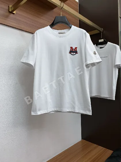 몽클레르 봄/여름 신상품 순면 크루넥 반팔