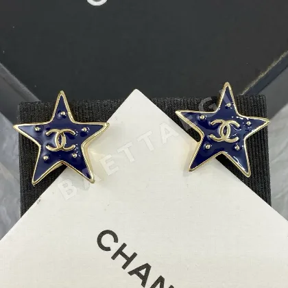 샤넬 S 블루 오각성 귀걸이 158745