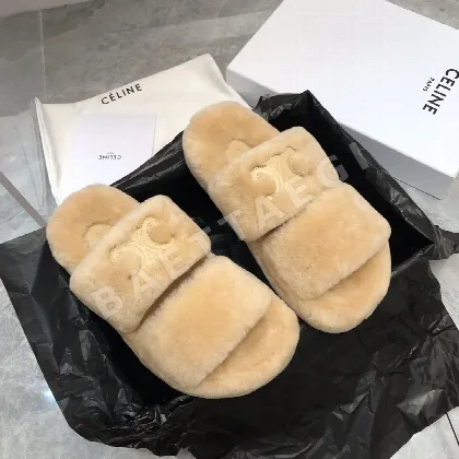 셀린느 울 슬리퍼 104994