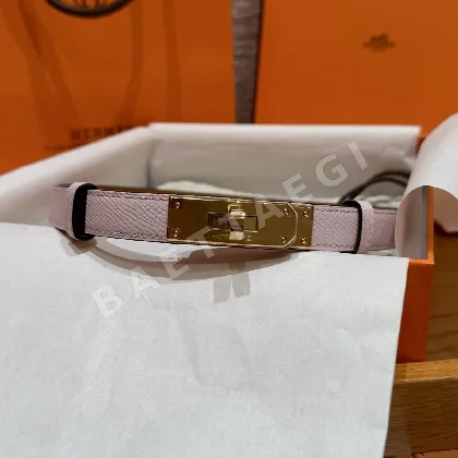 에르메스 18K 골드 장식 앱송 카프스킨 벨트 176064