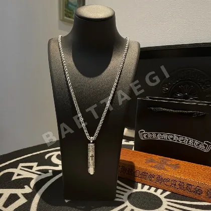 크롬하츠 크로스 총알 펜던트 목걸이 125562