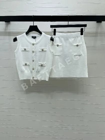 샤넬 여성 니트 세트 103811