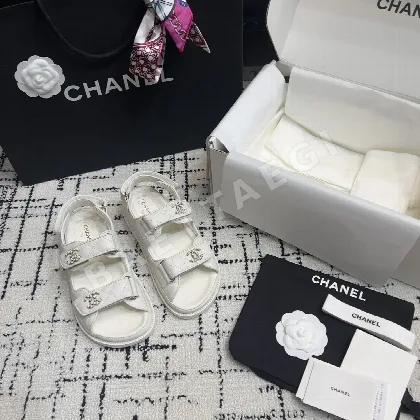 샤넬 더블 C 벨크로 비치 슈즈 94922