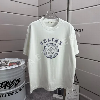 셀린느 여성 기본 반팔 티셔츠 87960