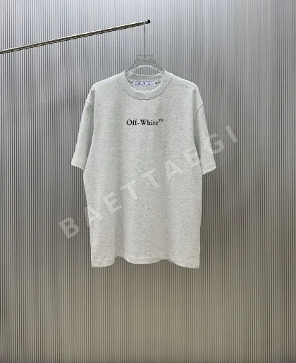 오프화이트 남성 반팔 87103