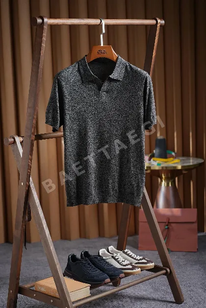 브리오니 남성 슬림핏 반팔 티셔츠 88615