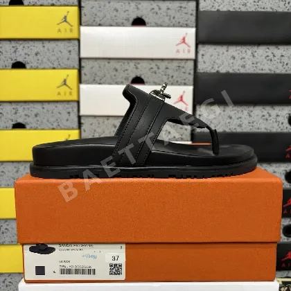 에르메스 [YX] 블랙 205763 Hermes Chypre Sandal