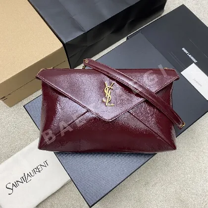 생로랑 칼립소 양가죽 봉투형 가방 160469
