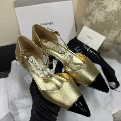 샤넬 카멜리아 웨지 샌들 94321