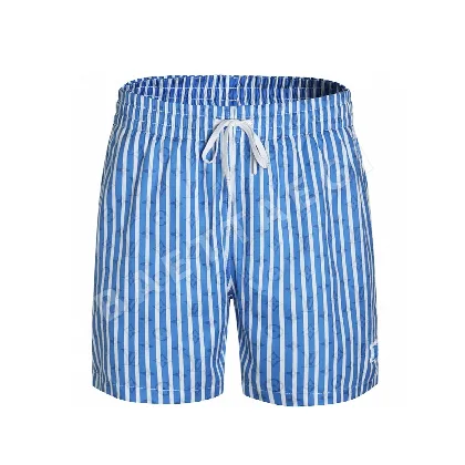 루이비통 스트라이프 패턴 나일론 메시 반바지 100502