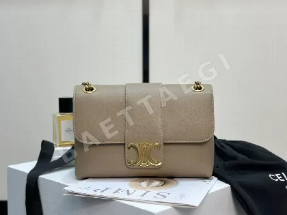 셀린느 비쿠아 미디엄 소프트 카프스킨 핸드백 115853