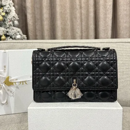 디올 블랙 대형 토트백 16640