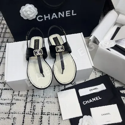 샤넬 새틴 플립플롭 94700