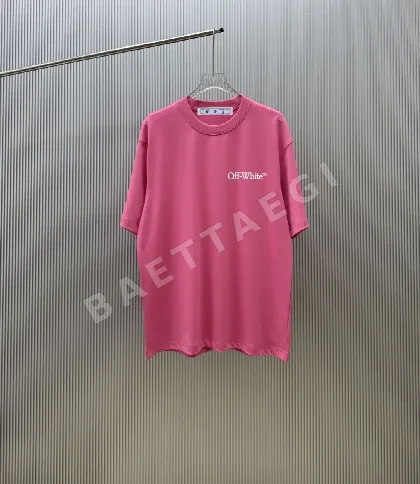 오프화이트 남성 반팔 티셔츠 87275