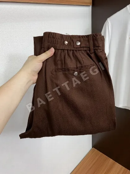 로로피아나 남성 린넨 스트레이트 바지 156169