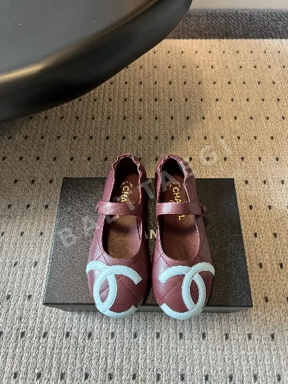 샤넬 더블 C 퀼팅 메리제인 슈즈 104660