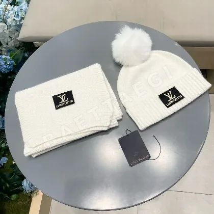 루이비통 투피스 울 세트 모자 186134