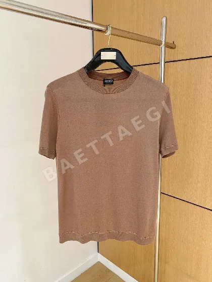 로로피아나 아세테이트 텐셀 혼방 남성 반팔 티셔츠 114560