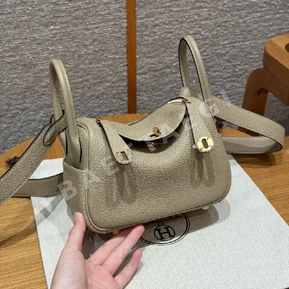 에르메스 린디 미니 19 가방 트렌치 그레이 146097