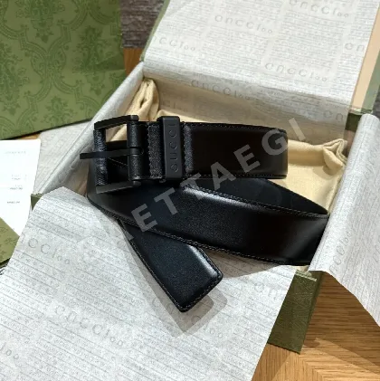 구찌 소가죽 버클 벨트 174768