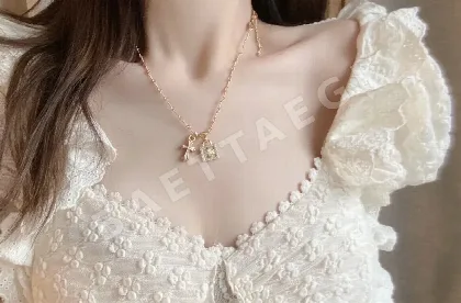 크롬하츠 작은 십자가 사각 목걸이 62790