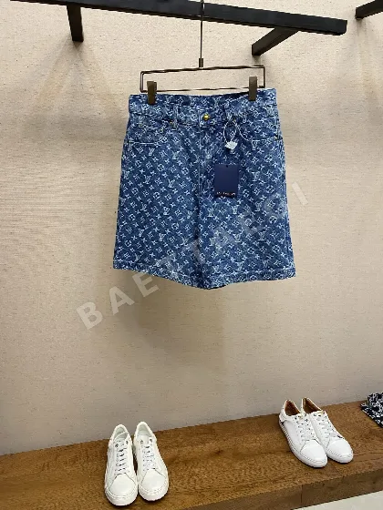 루이비통 모노그램 데님 반바지 68906